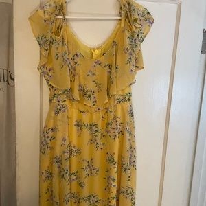 Cold shoulder dress